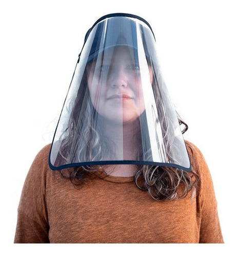 Imagen 7 de 9 de Gorra Unisex Careta De Protección Transparente Ajustable