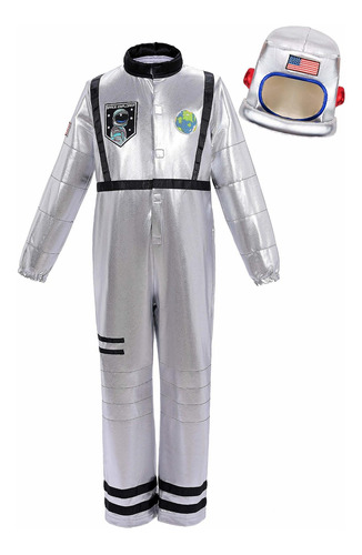 Djdlparty Tp-1912-024 Niño Astronauta (5-7t) Plata 