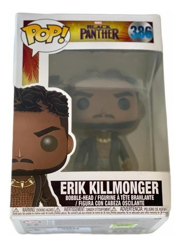 Funko Pop Original Pantera Negra Erik Killmonger #386