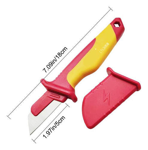 Cuchillo Aislante For Herramientas De Electricista Pelacable