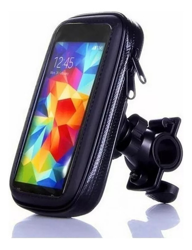 Soporte Porta Celular Moto Impermeable Estuche Bicicleta Xl