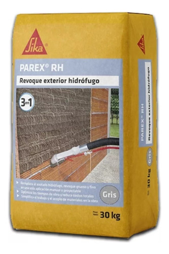 Parex Rh Revoque Exterior Hidrófugo Proyectable - Cotizac