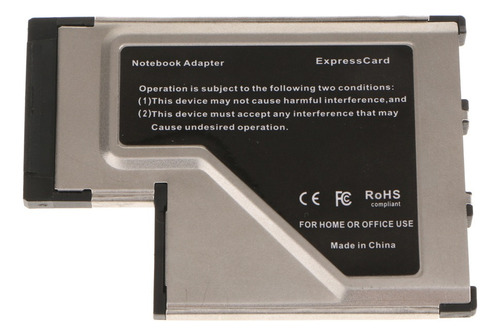 Tarjeta Expresscard Express De 54 Mm Oculta Con 3 Puertos Us