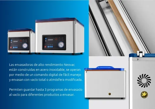 Envasadora Vacío Industrial Profesional Neovac Pro42g 2picos