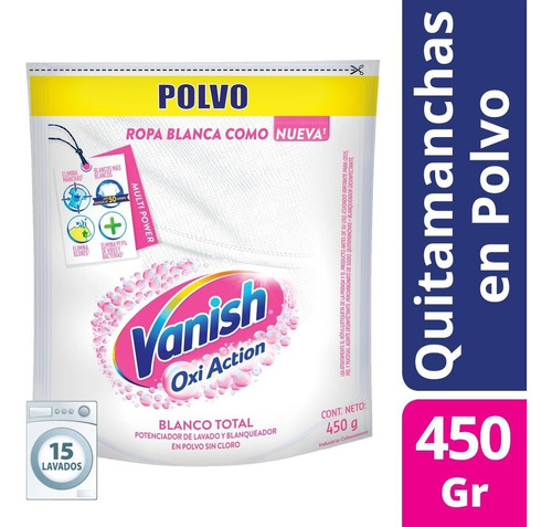 Vanish Oxi Action White Refill 450 Grs