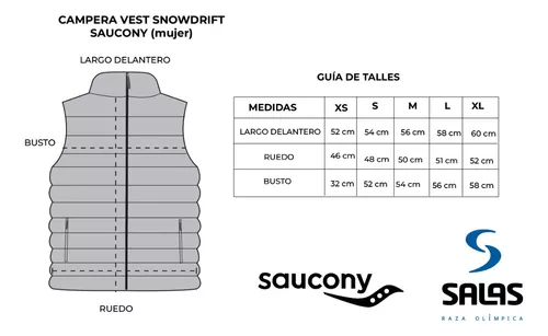 Chaleco Saucony Vest Snowdrift Inflable Térmico Mujer- Salas