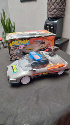 Carro Jaspion (fire Car) Prateado (Usado)
