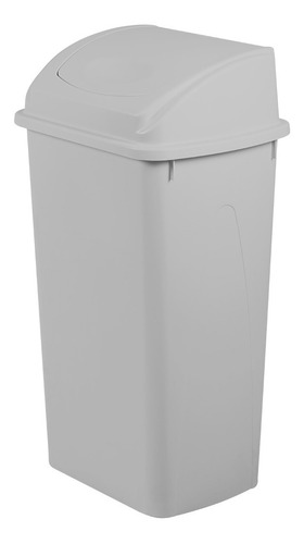 Bote De Basura Rectangular Gris 80l