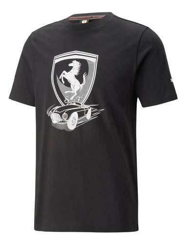 Playera Puma Scuderia Ferrari Hombre Estampado Manga Corta