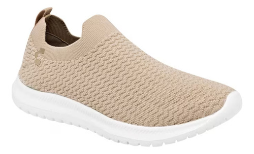 Tenis Charly Walking Beige Mujer Casual Moda