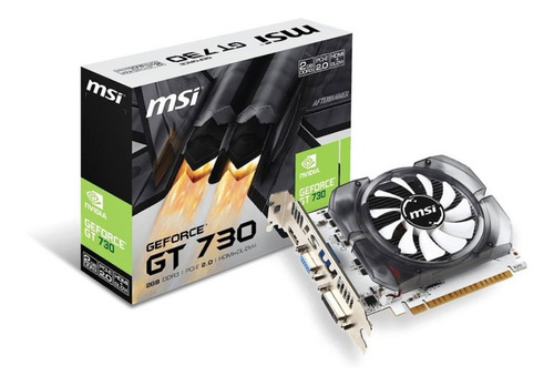 Imagen 1 de 2 de Tarjeta De Video Nvidia Geforce Gt 730 2gb Ddr3 Pci-e Hdmi
