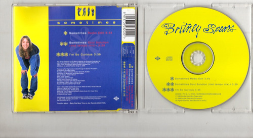 Britney Spears Sometimes Single Cd 3 Tracks Uk 1999 Mercado Libre britney spears sometimes single cd 3 tracks uk 1999