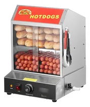 Comprar Vitrina Vaporizador Pan Calentador Salchicha Hot Dogs Doble