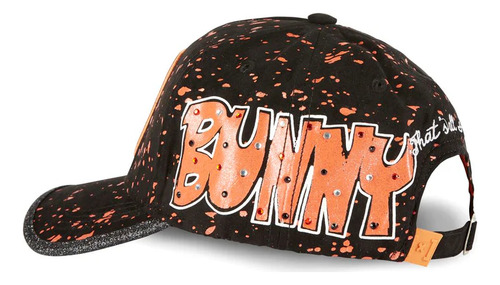 Gorra Capslab Looney Tunes Bugs Bunny Original Negro Unico Lisa