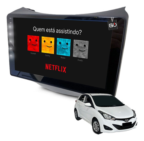 Multimidia Carplay Android Auto Desbloqueada Hb20 2012-2019