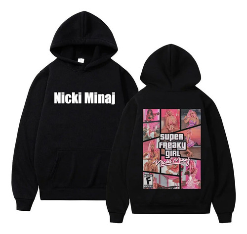 Sudadera Con Capucha Rapper Nicki Minaj Aesthetics Graphics