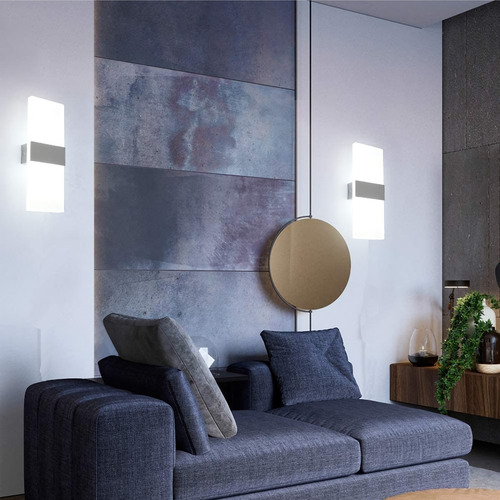 Lampara Aplique Pared Led Moderno X 4 Unidades