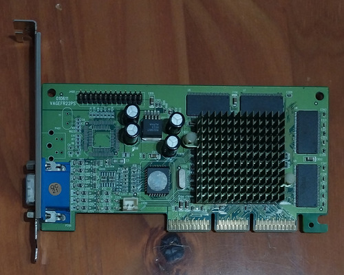 Placa De Video Xfx Pine Nvidia Geforce 2 Mx 200 32mb Agp (Usado)
