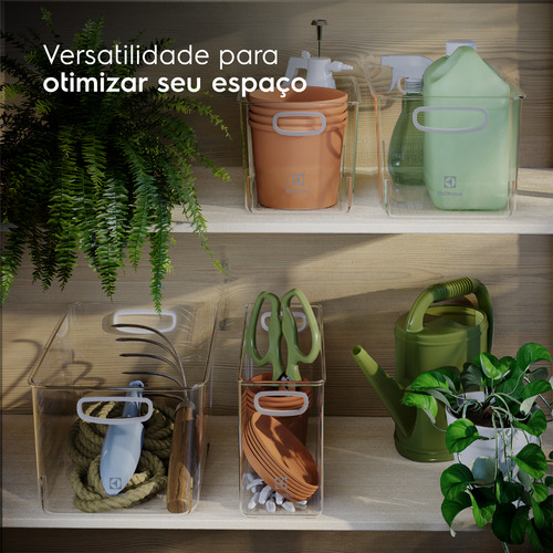 Conjunto de Caixas Organizadoras Electrolux Experience 3 Un, 14.4L Modular