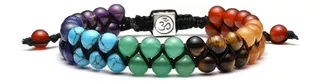 Pulseira De Pedras 7 Chakras Duplo - Equilíbrio