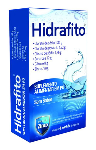 Hidrafito Sem Sabor 4 Sachês De 7g Cada