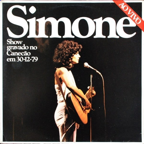 Simone - Ao Vivo ( Vinilo / Usado / Importado De Brasil )