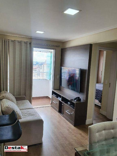 Imagem 1 de 14 de Lindo Apartamento Centro São Bernardo, 53 Metros!! - Ap3129