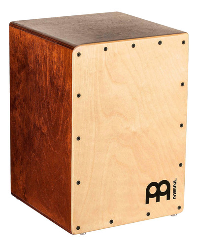 Cajon Para Musica Compacto De Madera De Abedul Con Lazos Int