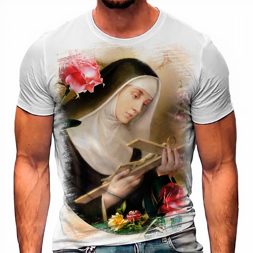 Camiseta Católica Santa Rita Cássia 1 A