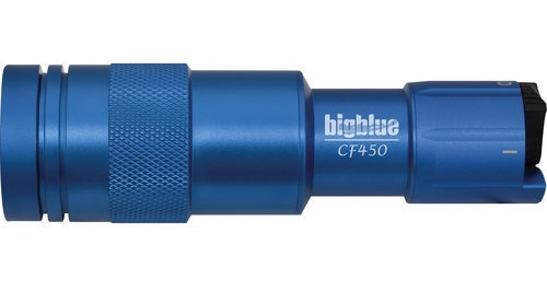 Imagen 1 de 1 de Linterna Para Bucear Bigblue Cf450 Azul 