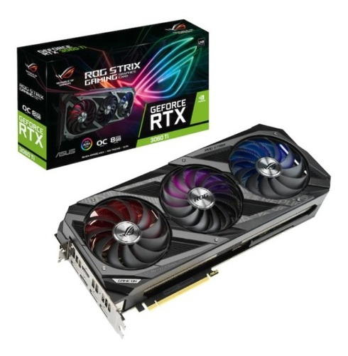 Tarjeta Video Asus Rog Strix Rtx 3060 Ti Oc V2 8gb Gddr6 Lhr