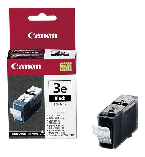 Cartucho Original Canon Bci 3e Negro I550 850 S400 4500