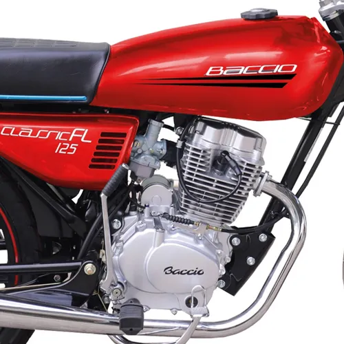 Motos Moto Baccio Classic Fl 125 Llantas Aleacion + Obsequio