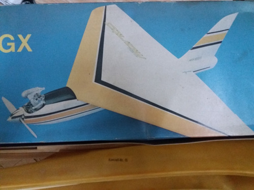 Avion Aeromodelismo Rc Entrenador Ala Delta 82 Cm Fibra Glow