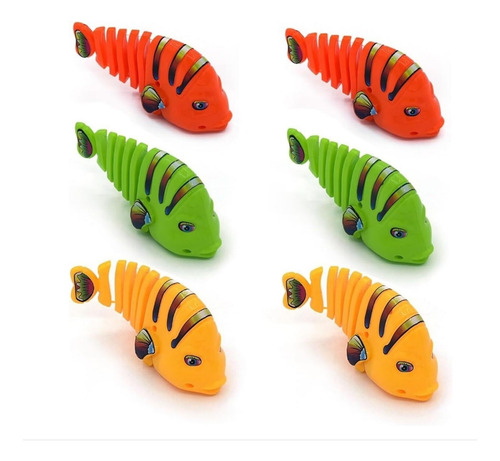 Juguetes De Peces De Dibujos Animados Oscilantes Con