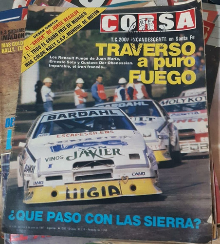 Revista Corsa Parabrisas N1091 Junio 1987 Para Colección