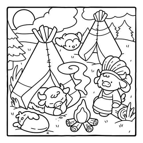 Cozy Eras Livro Para Colorir Estilo Bobbie Goods Animais Adoráveis Para Crianças Ou Adultos 40 Desenhos Capa Dura A5 180g