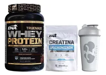 Comprar Ena True Made Whey Protein 2 Lb Sabor Chocolate + Creatina Pura Ena X300gr + Vaso Shaker 600ml