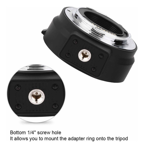 Adaptador De Cámara Mkcaf4 Auto Para Montar Cámaras En Ef Ef
