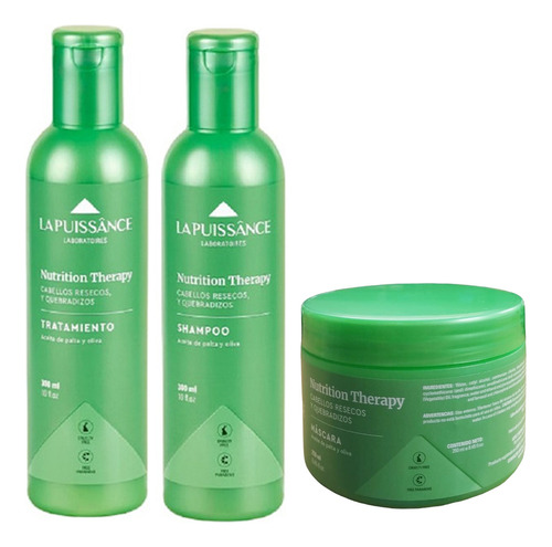 Kit Shampoo + Enjuague + Mascara Nutrition Therapy Resecos