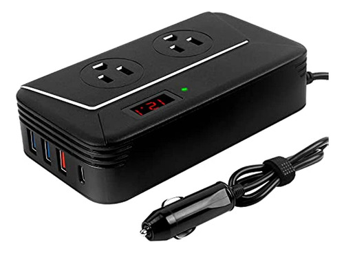 Bapdas 200w Car Power Inverter Dc 12v A Ac 110v Adaptador De