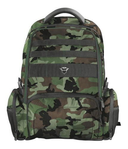 Mochila Gamer Trust Gxt 1250c Xl Kamo Military 23868