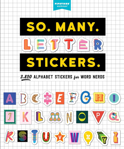 Libro: So. Many. Letter Stickers.: 3,820 Alphabet Stickers