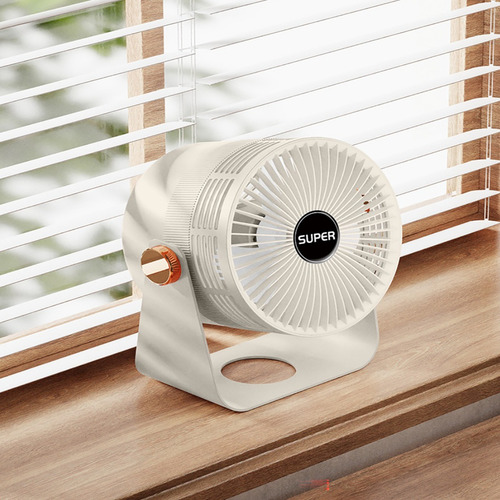 Ventilador De Escritorio De Viento Con Circulación De Aire Cantidad De Aspas 3 Estructura Azul Diámetro 20 Cm Frecuencia 15hz Material De Las Aspas Plástico