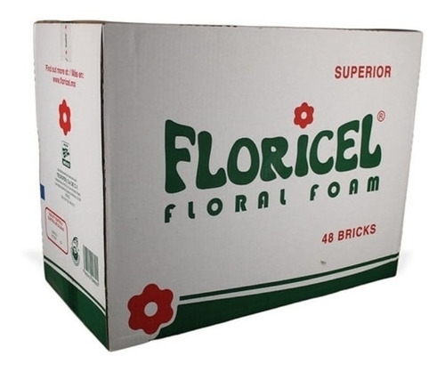 Floricel  Espuma Floral 30 Ladrillos