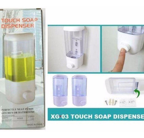 Dispensador Jabon Gel Líquido Desinfectante Shampoo Color Transparente