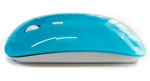 Mouse Inalambrico Kanji Azul/ Verde / Blanco - Aj Hogar