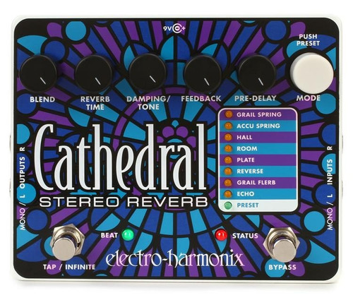 Electro Harmonix Cathedral Stereo Reverb - Nueva En Stock
