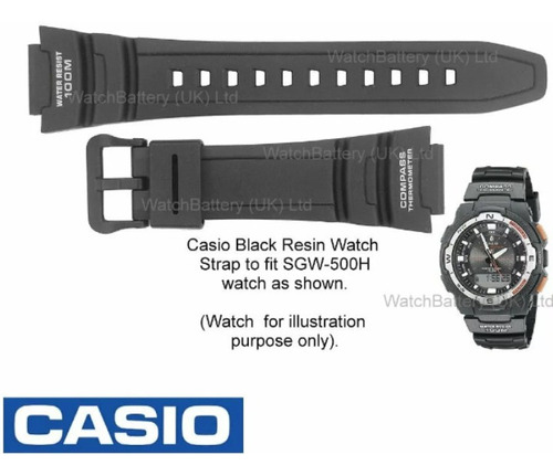 Correas Originales Casio® Modelo Sgw-500h Compass Nuevas