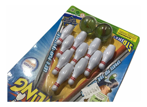 Imagen 4 de 5 de Mini Bowling Juego De Bolos Pequeño Kaster Toys En La Plata